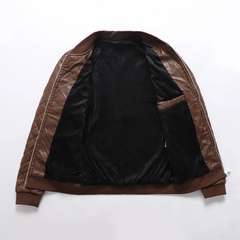 Premium Skyline Leather Jacket - Stylish, Durable & Timeless